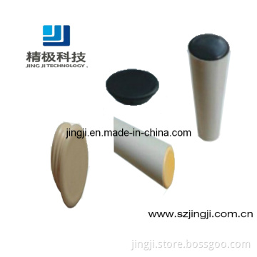 Beige and Black Cap for Pipe Rack Product
